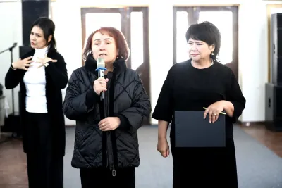 Манас шаарындагы Көзү азиздер жана дүлөйлөр коому, ден соолугунан мүмкүнчүлүгү чектелгендердин эл аралык күнүнө карата иш-чара өткөрдү.